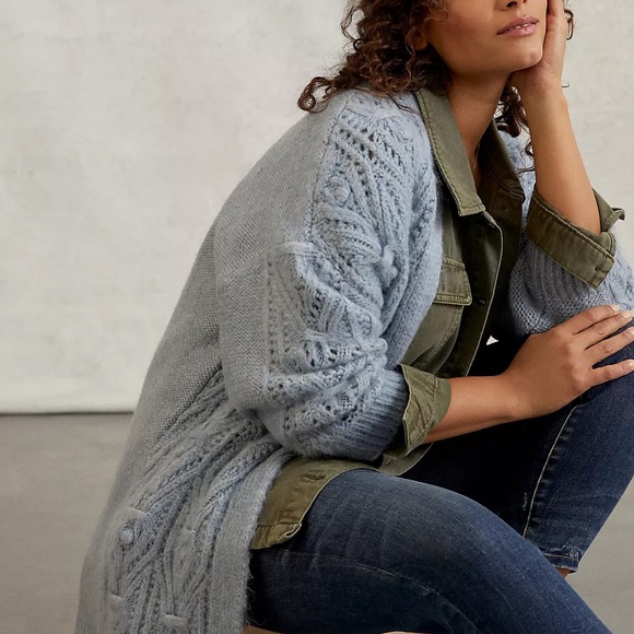 Anthropologie Nuria Cable Knit Cardigan - Picture 2 of 12